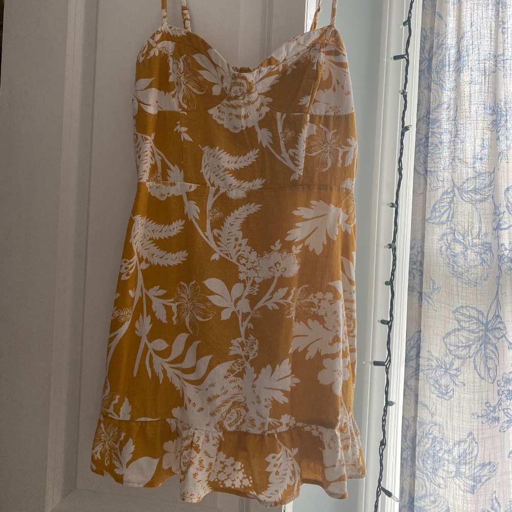 Floral Yellow Sundress